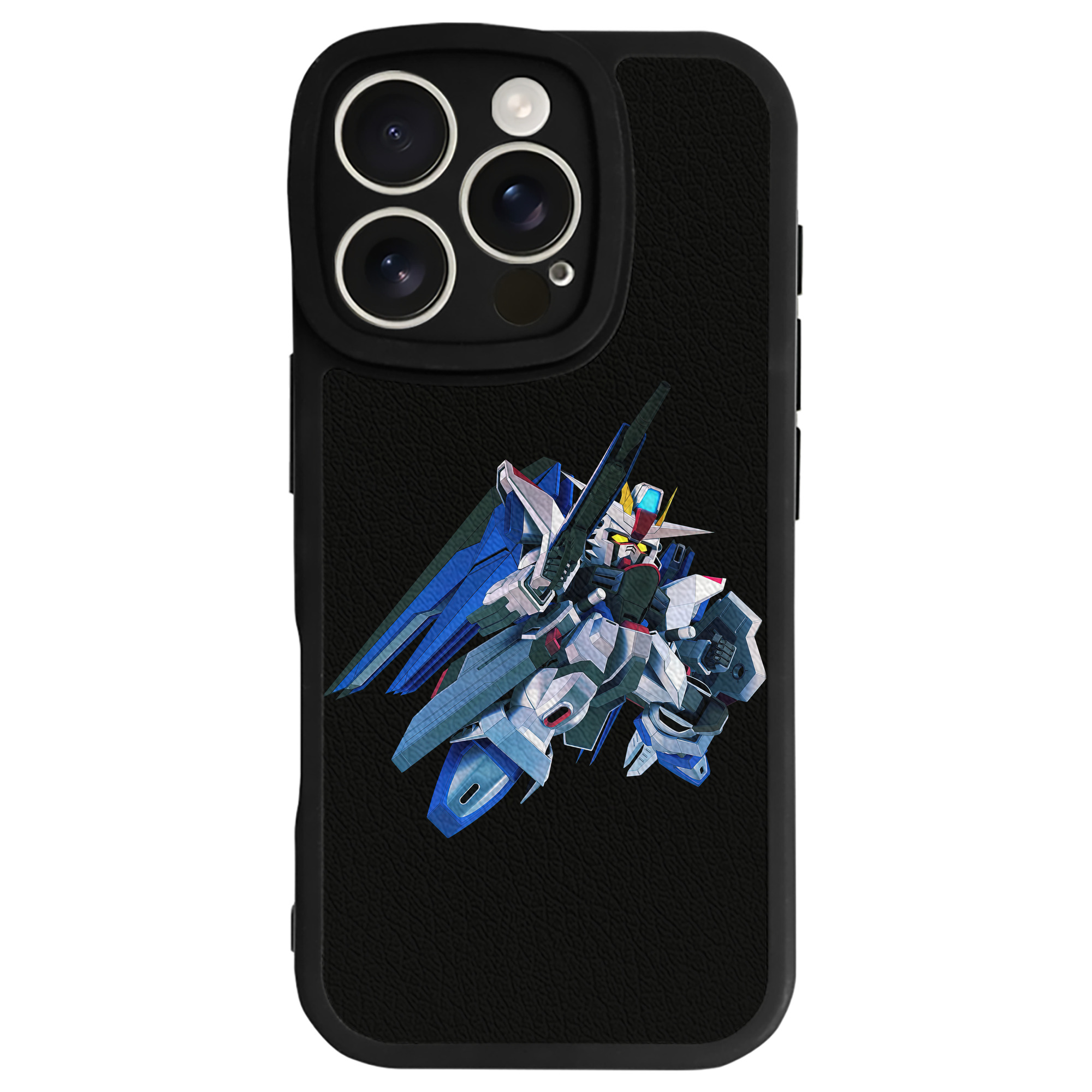 （画像用） 機動戦士ガンダム Mobile Suit Gundam 【iPhone 16シリーズ対応】シリコンスマホケース（レザー調） 材質：シリコン
